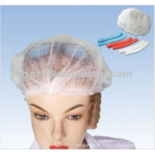 fournitures d&#39;hôpital casquettes chirurgicales médicales jetables tenue de cheveux